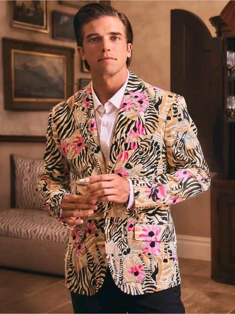 New Lilly Pulitzer Men's Stuff Flagler Blazer
Rutabaga El Morocco 44R